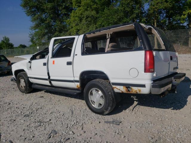 1GNFK16R2WJ357240 - 1998 CHEVROLET SUBURBAN K1500 WHITE photo 2