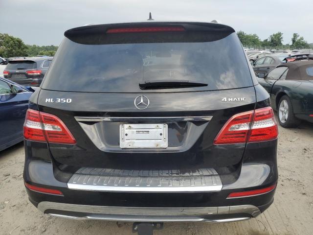 4JGDA5HB9CA028164 - 2012 MERCEDES-BENZ ML 350 4MATIC BLACK photo 6