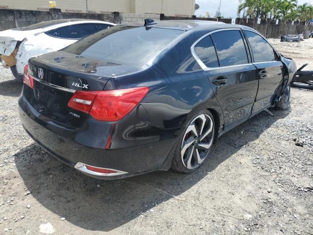 JH4KC1F9XGC000381 - 2016 ACURA RLX ADVANCE BLACK photo 3