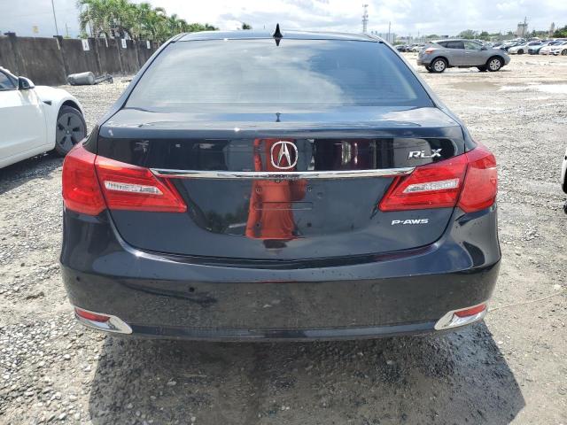 JH4KC1F9XGC000381 - 2016 ACURA RLX ADVANCE BLACK photo 6