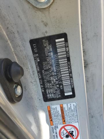 JF1ZNAA14D1733308 - 2013 TOYOTA SCION FR-S SILVER photo 12