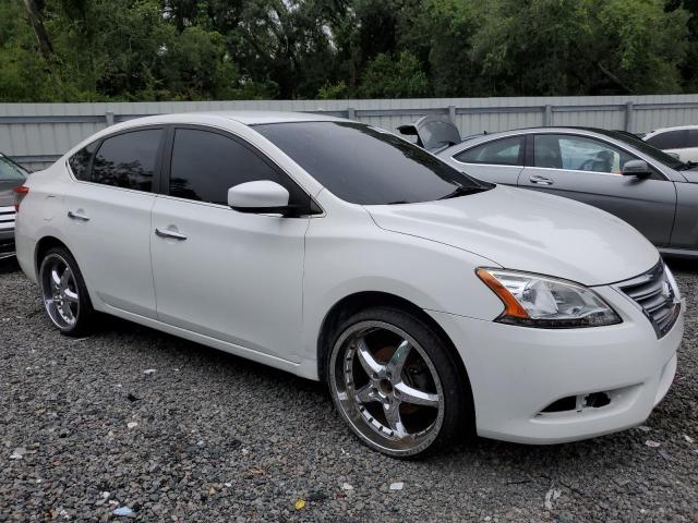 3N1AB7AP4FY241869 - 2015 NISSAN SENTRA S WHITE photo 4