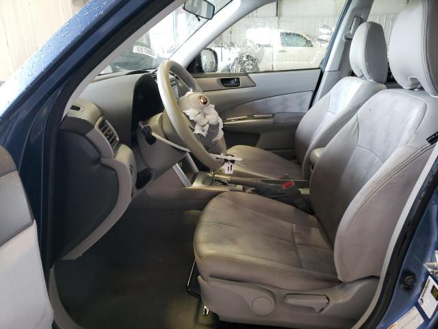 JF2SH6BC2AH765128 - 2010 SUBARU FORESTER XS Синій фото 7