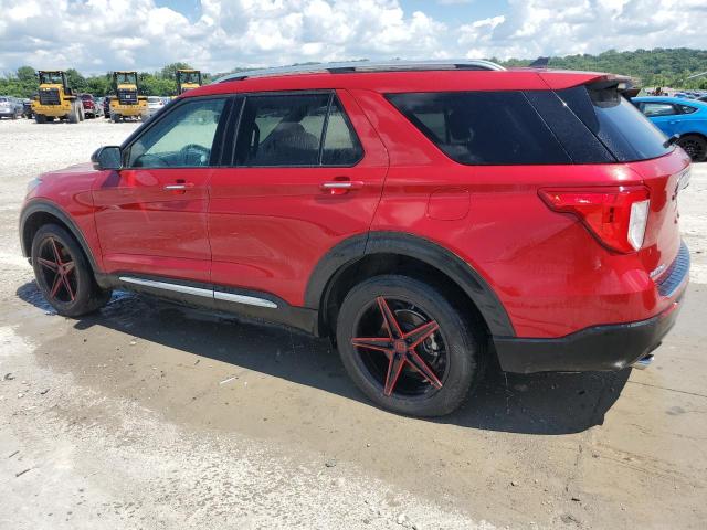 1FMSK8FH6MGB36690 - 2021 FORD EXPLORER LIMITED RED photo 2