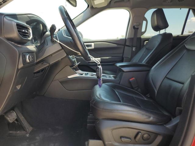 1FMSK8FH6MGB36690 - 2021 FORD EXPLORER LIMITED RED photo 7