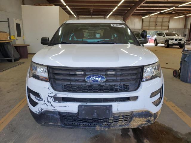 1FM5K8AR6KGA29083 - 2019 FORD EXPLORER POLICE INTERCEPTOR Blanc photo 5