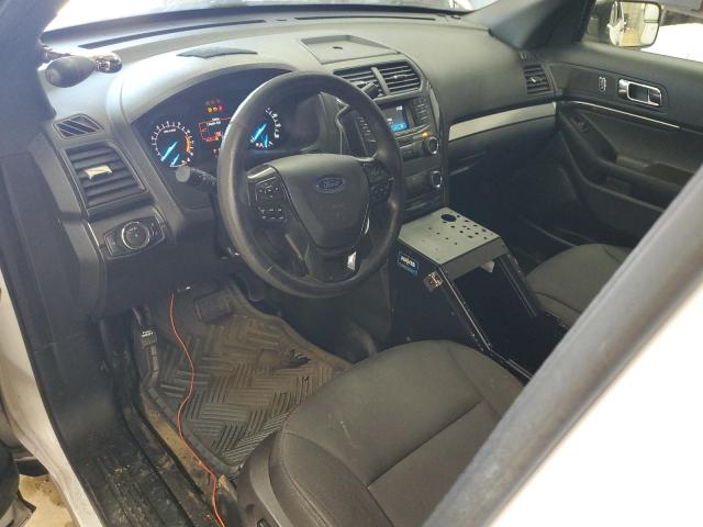 1FM5K8AR6KGA29083 - 2019 FORD EXPLORER POLICE INTERCEPTOR Blanc photo 8