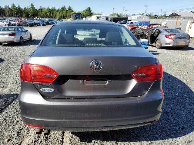 3VW2K7AJ7DM442633 - 2013 VOLKSWAGEN JETTA BASE GRAY photo 6