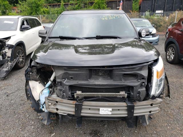 1FM5K8AR7EGA09087 - 2014 FORD EXPLORER POLICE INTERCEPTOR BLACK photo 5