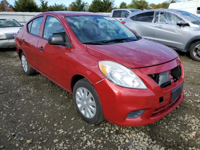 3N1CN7AP6DL850827 - 2013 NISSAN VERSA S RED photo 1