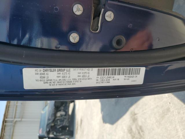 2C3CDYCJ3DH601140 - 2013 DODGE CHALLENGER SRT-8 蓝色 照片 12