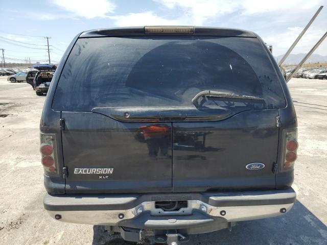 1FMNU40SX2ED08197 - 2002 FORD EXCURSION XLT BLACK photo 6