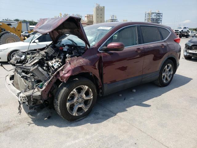 7FARW1H89JE012287 - 2018 HONDA CR-V EXL MAROON photo 1