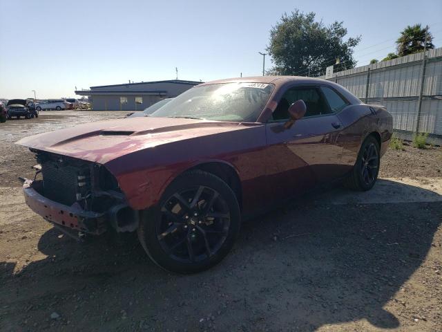 2C3CDZAGXMH597357 - 2021 DODGE CHALLENGER SXT BURGUNDY photo 1