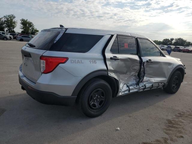 1FM5K8AC4LGA96777 - 2020 FORD EXPLORER POLICE INTERCEPTOR SILVER photo 3