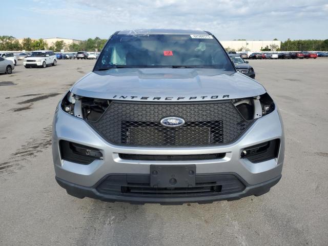 1FM5K8AC4LGA96777 - 2020 FORD EXPLORER POLICE INTERCEPTOR SILVER photo 5