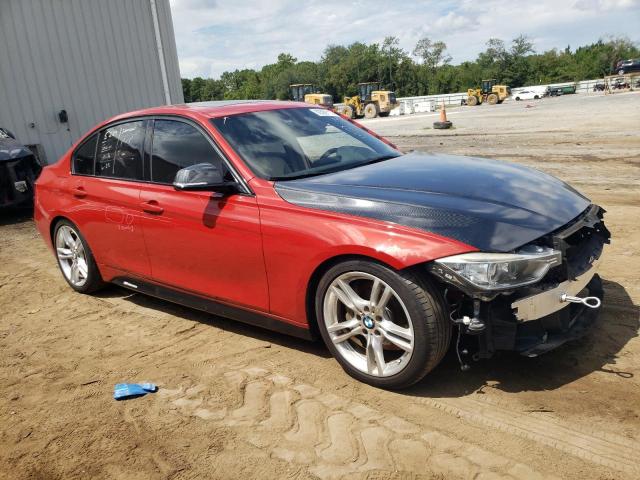 WBA3A9G56FNT09643 - 2015 BMW 335 I RED photo 4