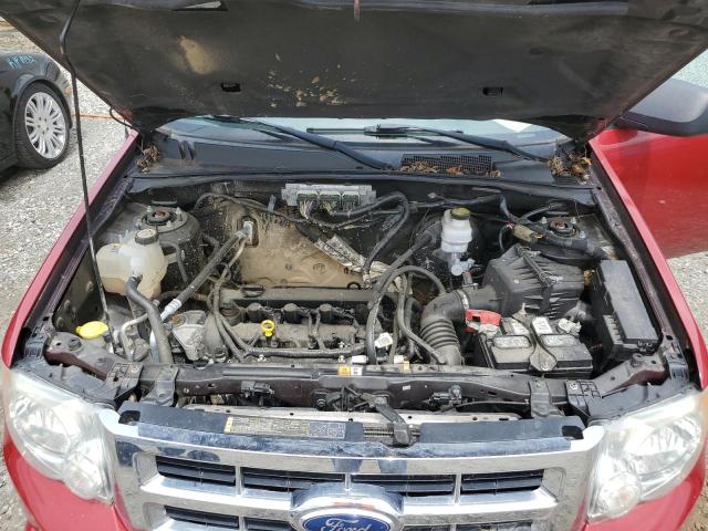 1FMCU0D77BKC49908 - 2011 FORD ESCAPE XLT RED photo 11