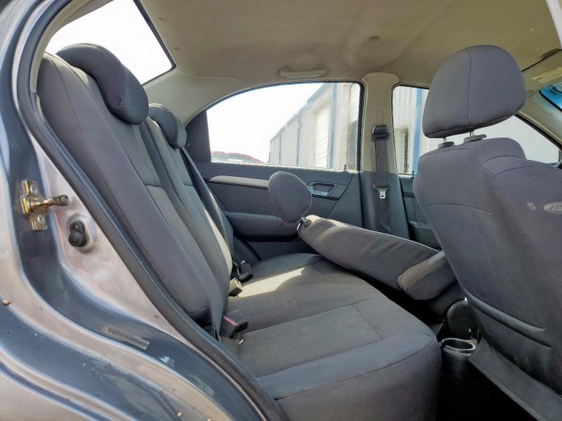 KL1TD56677B078579 - 2007 CHEVROLET AVEO BASE Gümüş foto 10