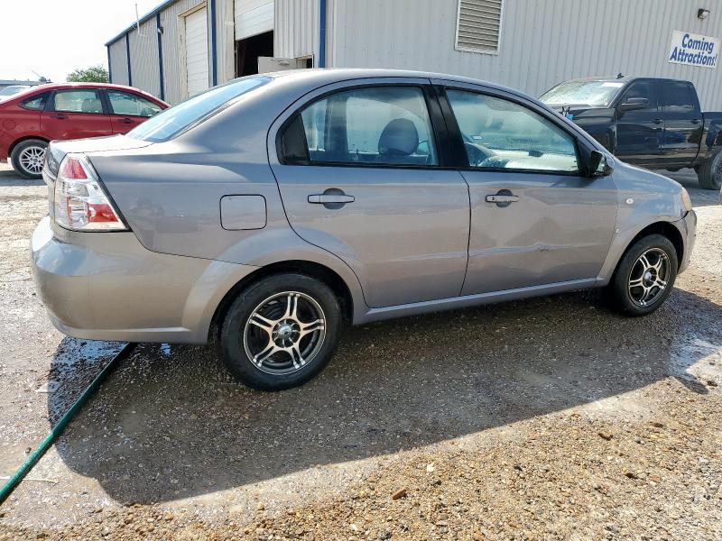 KL1TD56677B078579 - 2007 CHEVROLET AVEO BASE Gümüş foto 3