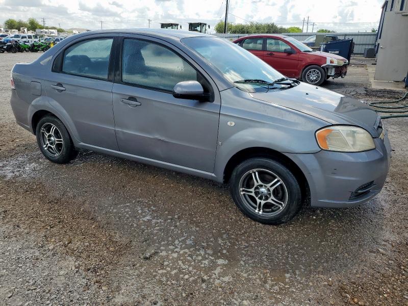 KL1TD56677B078579 - 2007 CHEVROLET AVEO BASE Gümüş foto 4
