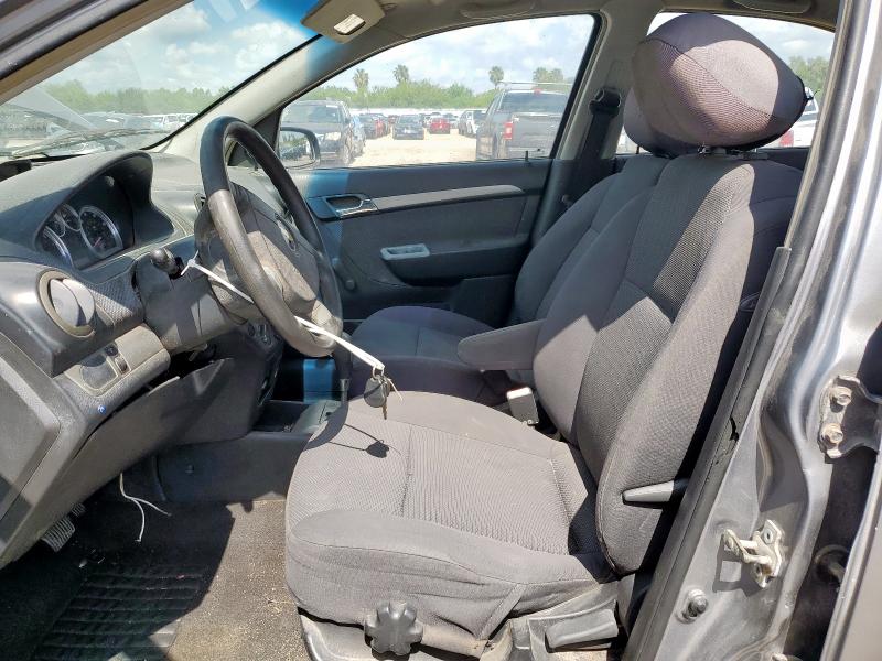 KL1TD56677B078579 - 2007 CHEVROLET AVEO BASE Gümüş foto 7