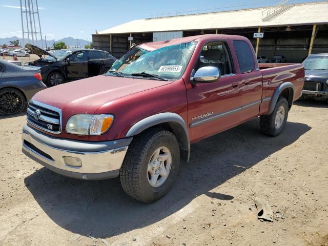 5TBBT4410YS094067 - 2000 TOYOTA TUNDRA ACCESS CAB ბურგუნდია ფოტო 1
