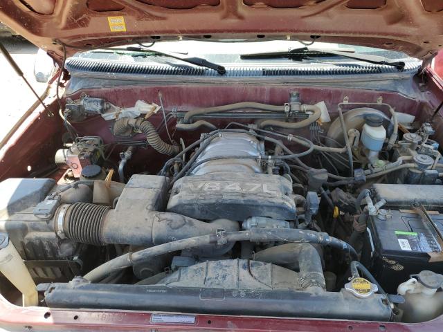 5TBBT4410YS094067 - 2000 TOYOTA TUNDRA ACCESS CAB ბურგუნდია ფოტო 11