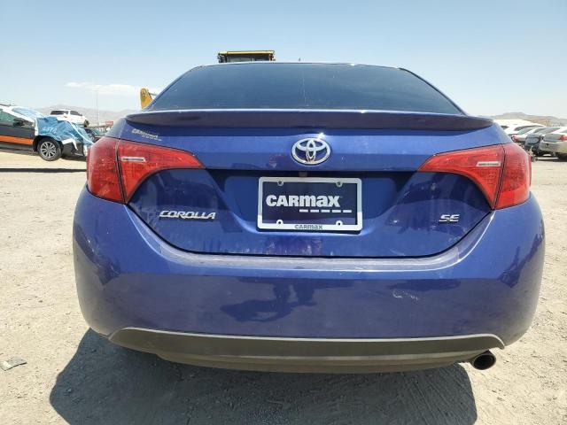 2T1BURHE7JC996549 - 2018 TOYOTA COROLLA L BLUE photo 6