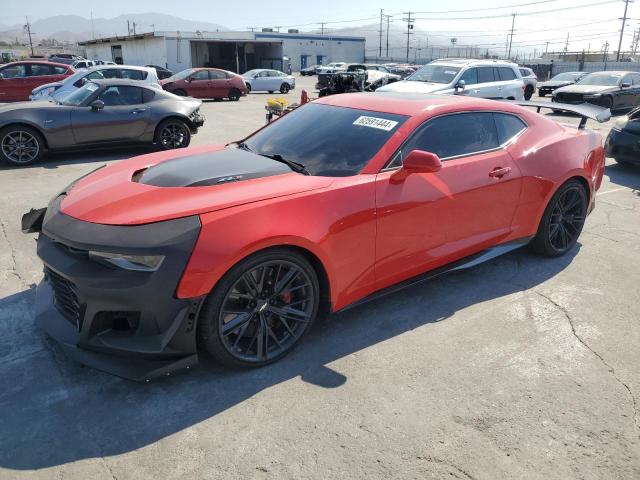 1G1FK1R66J0130585 - 2018 CHEVROLET CAMARO ZL1 RED photo 1