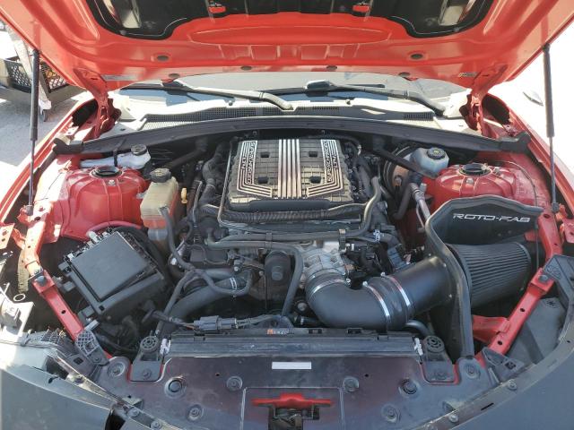 1G1FK1R66J0130585 - 2018 CHEVROLET CAMARO ZL1 RED photo 11