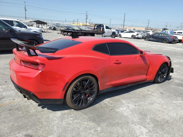 1G1FK1R66J0130585 - 2018 CHEVROLET CAMARO ZL1 RED photo 3