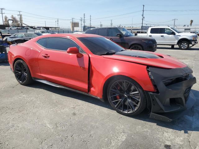 1G1FK1R66J0130585 - 2018 CHEVROLET CAMARO ZL1 RED photo 4