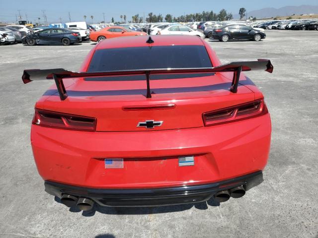 1G1FK1R66J0130585 - 2018 CHEVROLET CAMARO ZL1 RED photo 6