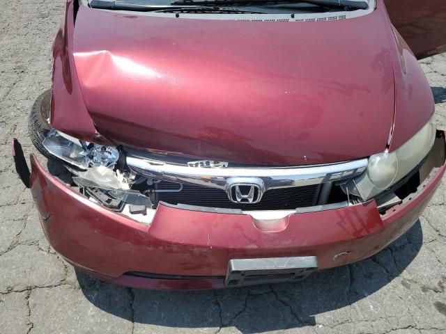 1HGFA16858L024722 - 2008 HONDA CIVIC EX BURGUNDY photo 11