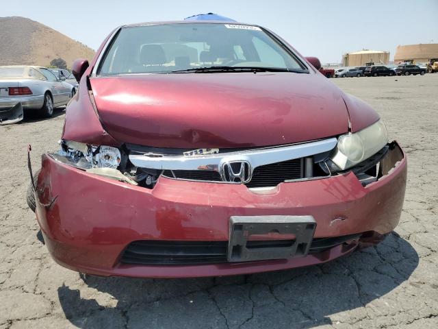 1HGFA16858L024722 - 2008 HONDA CIVIC EX BURGUNDY photo 5