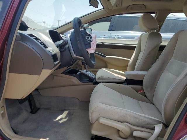 1HGFA16858L024722 - 2008 HONDA CIVIC EX BURGUNDY photo 7