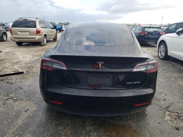 5YJ3E1EB5NF182091 - 2022 TESLA MODEL 3 BLACK photo 6
