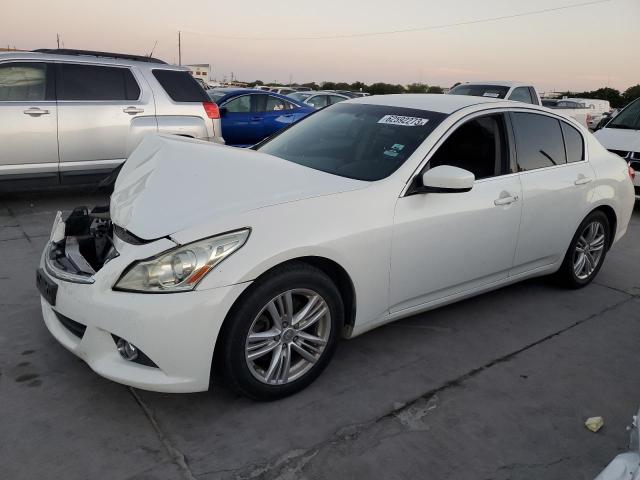 JN1DV6AP3CM812734 - 2012 INFINITI G25 BASE WHITE photo 1