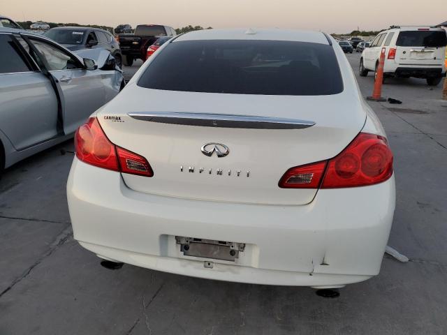 JN1DV6AP3CM812734 - 2012 INFINITI G25 BASE WHITE photo 6