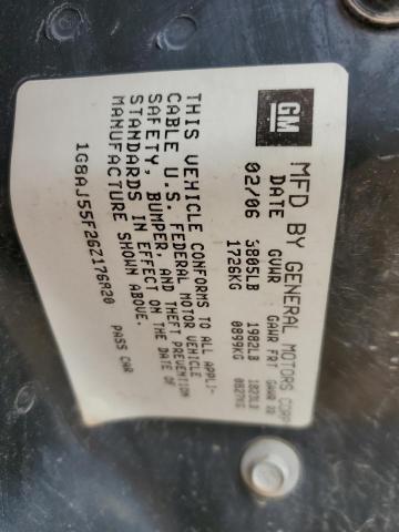 1G8AJ55F26Z176820 - 2006 SATURN ION LEVEL 2 黑色 照片 12