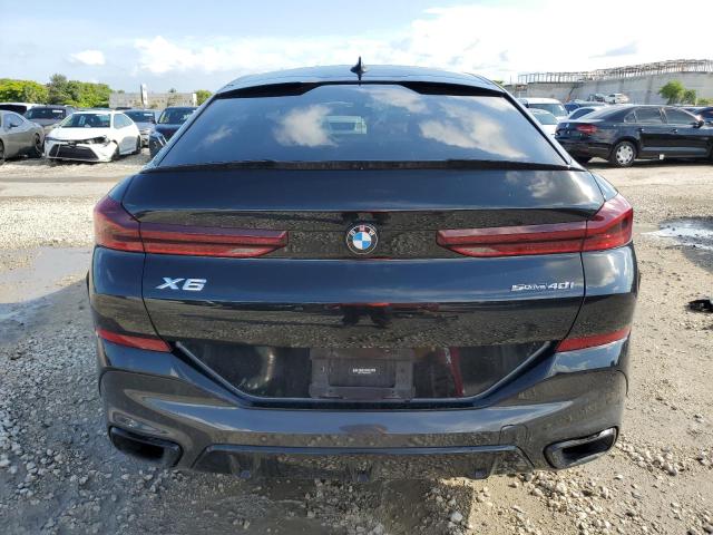 5UXCY4C08M9F88385 - 2021 BMW X6 SDRIVE 40I BLACK photo 6