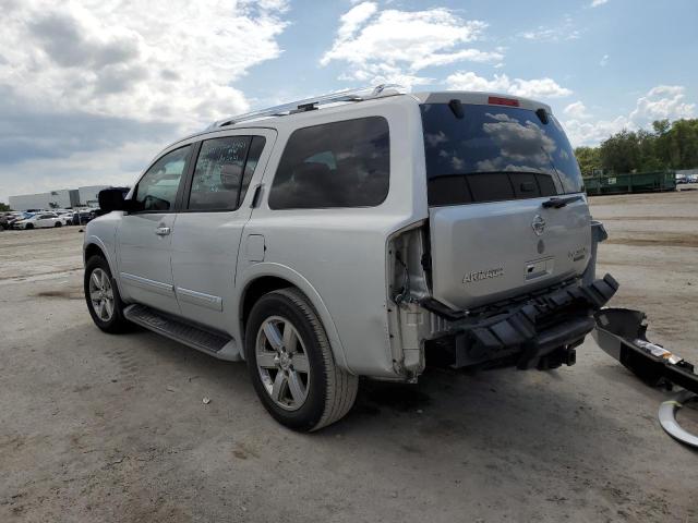 5N1BA0NFXBN622173 - 2011 NISSAN ARMADA PLATINUM SILVER photo 2