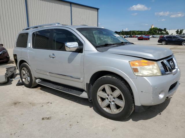 5N1BA0NFXBN622173 - 2011 NISSAN ARMADA PLATINUM SILVER photo 4