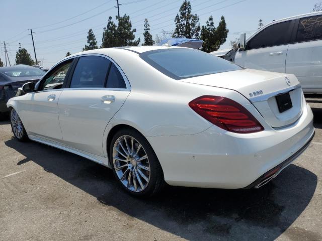 WDDUG8FBXGA275681 - 2016 MERCEDES-BENZ S 550 4MATIC WHITE photo 2