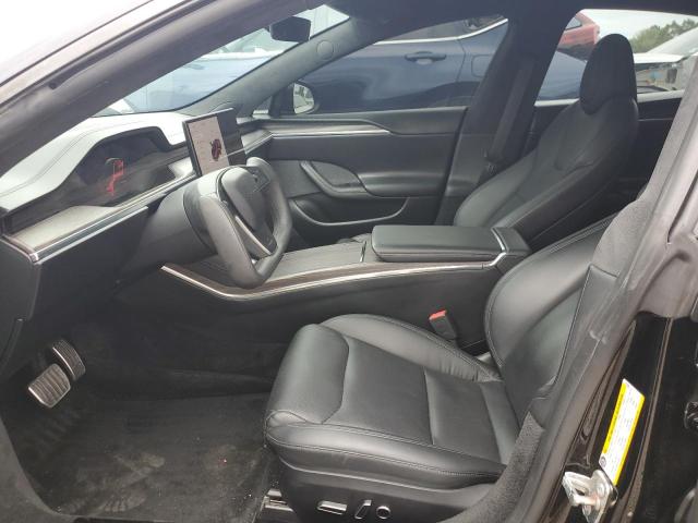5YJSA1E59NF471038 - 2022 TESLA MODEL S BLACK photo 7