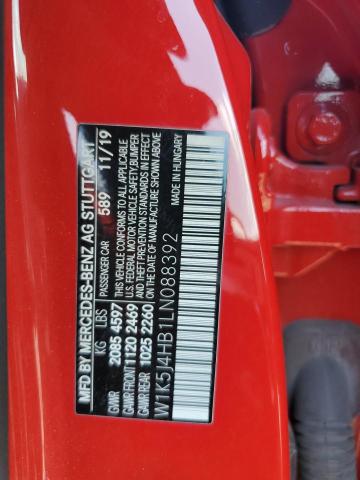 W1K5J4HB1LN088392 - 2020 MERCEDES-BENZ CLA 250 4MATIC RED photo 12