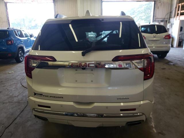 1GKKNXLS9LZ218121 - 2020 GMC ACADIA DENALI WHITE photo 6