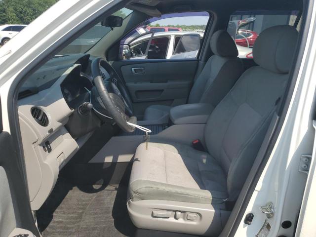 5FNYF4H45DB014094 - 2013 HONDA PILOT EX WHITE photo 7