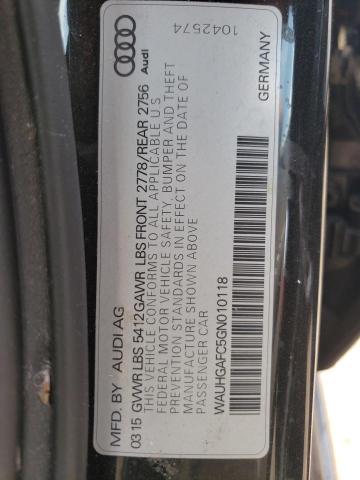 WAUHGAFC5GN010118 - 2016 AUDI A6 PRESTIGE Boz foto 12